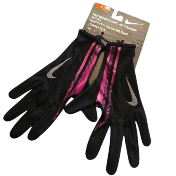 🏷️NWT  -  Women's NIKE Swift Attitude Lightweight Running Gloves sz S/P  - - Picture 1 of 4